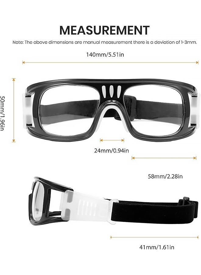Sport Glasses Safety Goggles Basketball Baseball Soccer Cycling Bike Running Worker Protective Eyewear(black) - Image 4